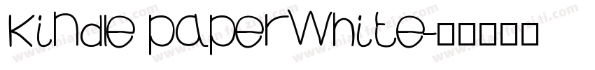 Kindle Paperwhite字体转换